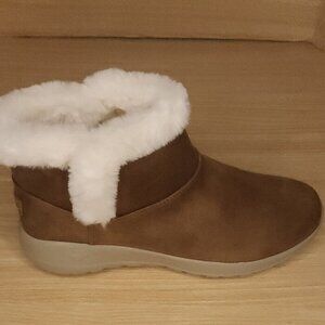 Sketchers Go Walk On The Go Endeavor Brown Ankle Boots 10